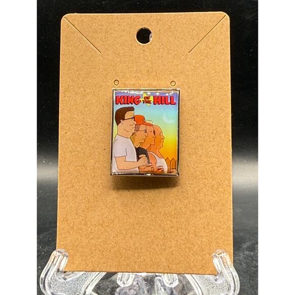 King of The Hill Enamel Pin - Hank Hill Dale Gribble Boomhauer Bill Dauterive - Picture 2 of 3